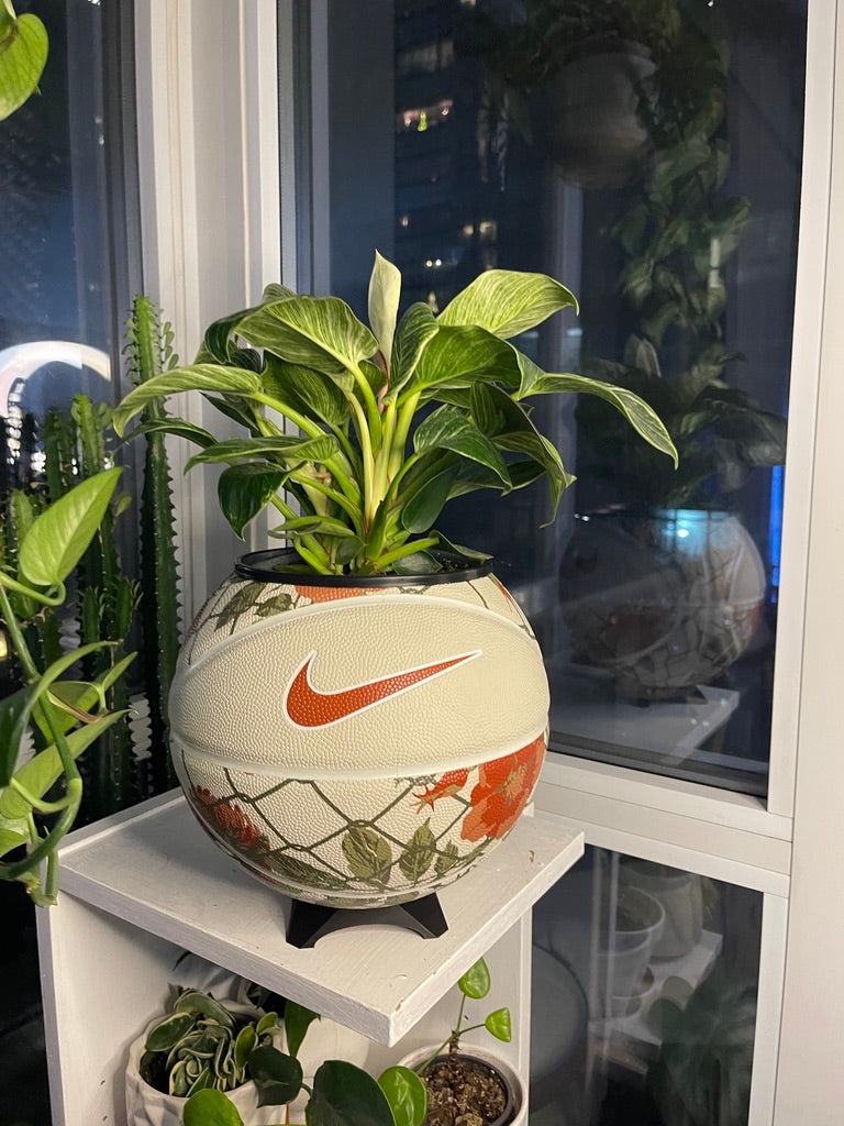 Nike Large Basketball Planter (Rose Floral)