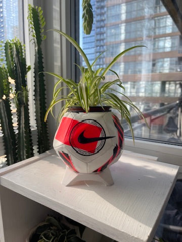 Nike Mini Soccer Ball Planter (Red Pitch)
