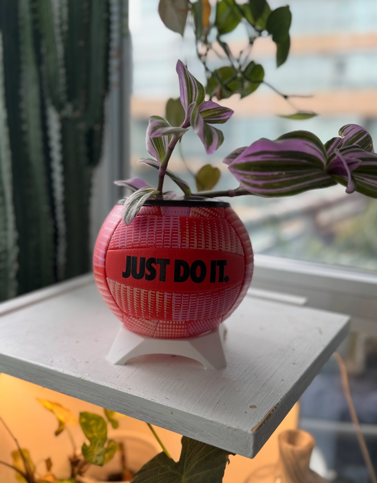 Nike Mini Volleyball Planter (Apricot)