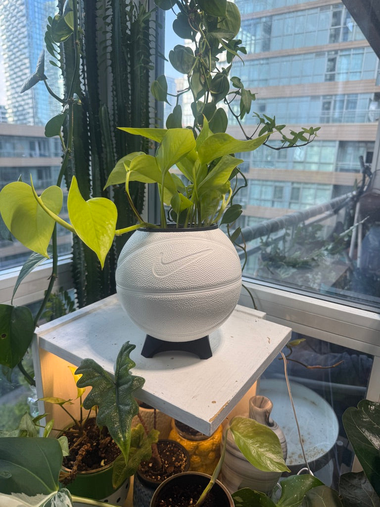 Nike Mini Basketball Planter (White)