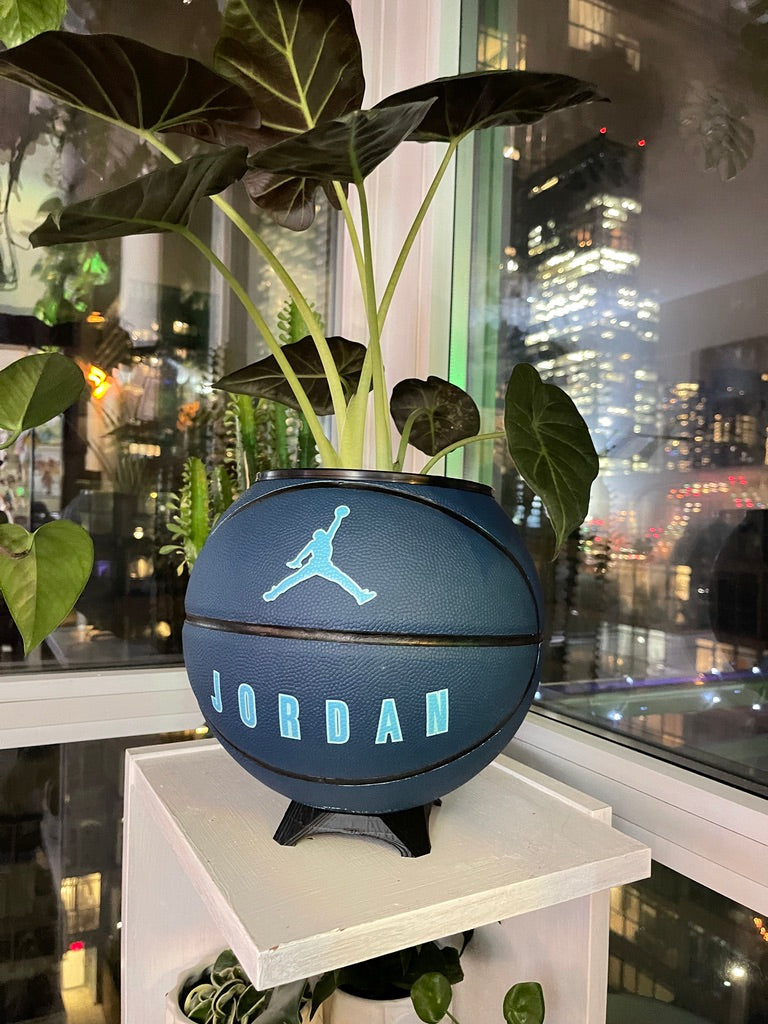 Nike Jordan Large Basketball Planter (Blue)