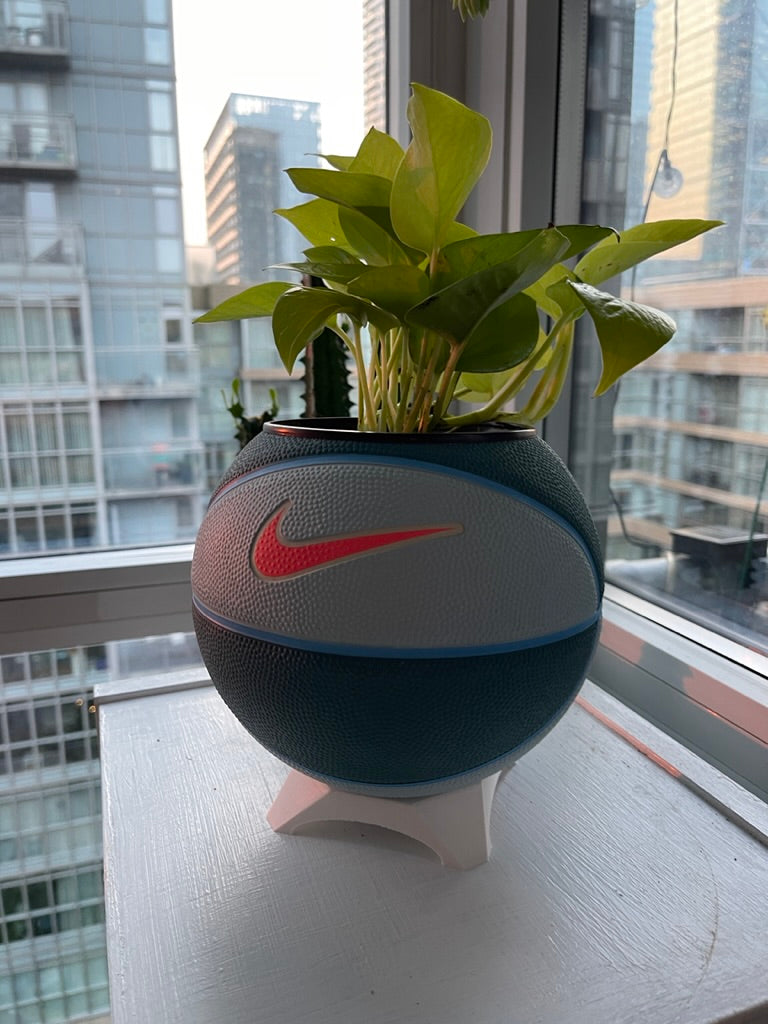Nike Mini Basketball Planter (Hot Punch)