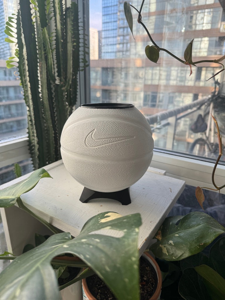 Nike Mini Basketball Planter (White)
