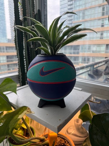Nike Mini Basketball Planter (Blue Volt)