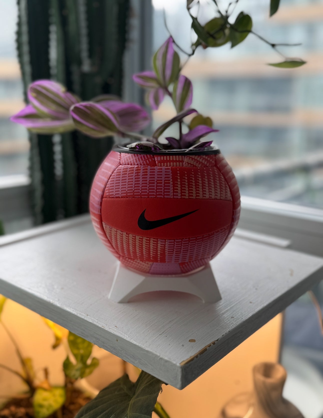 Nike Mini Volleyball Planter (Apricot)