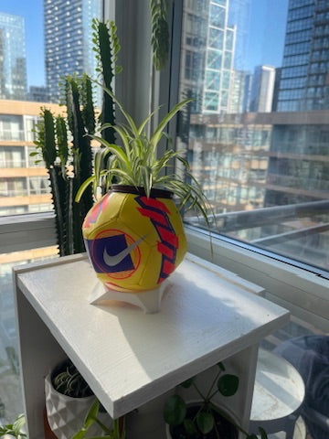 Nike Mini Soccer Ball Planter (Yellow Pitch)