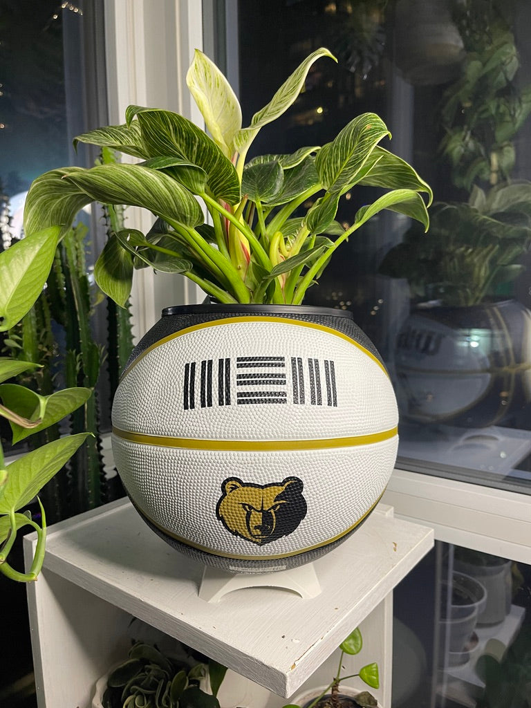 Large Basketball Planter (Memphis Grizzlies)