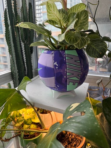 Nike Large Volleyball Planter (Purple Storm)