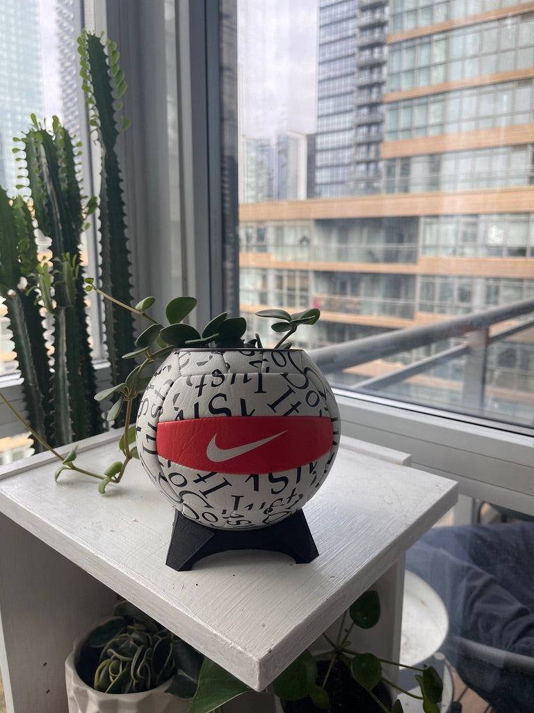 Nike Mini Volleyball Planter (Newspaper)