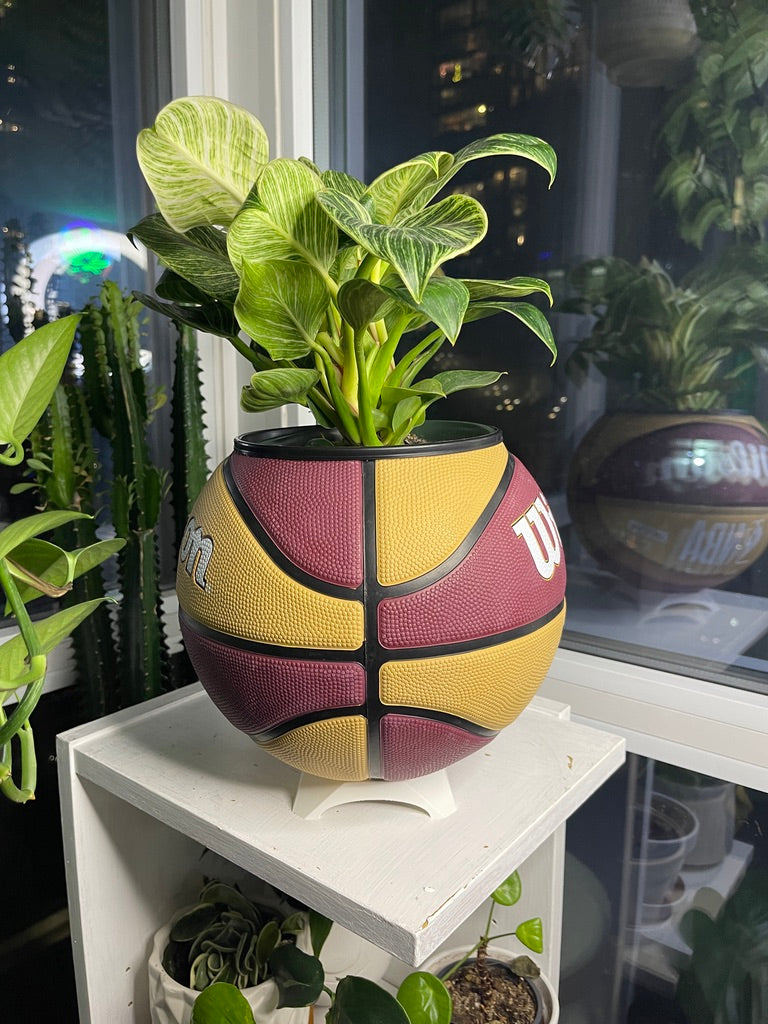 Large Basketball Planter (Cleveland Cavaliers)