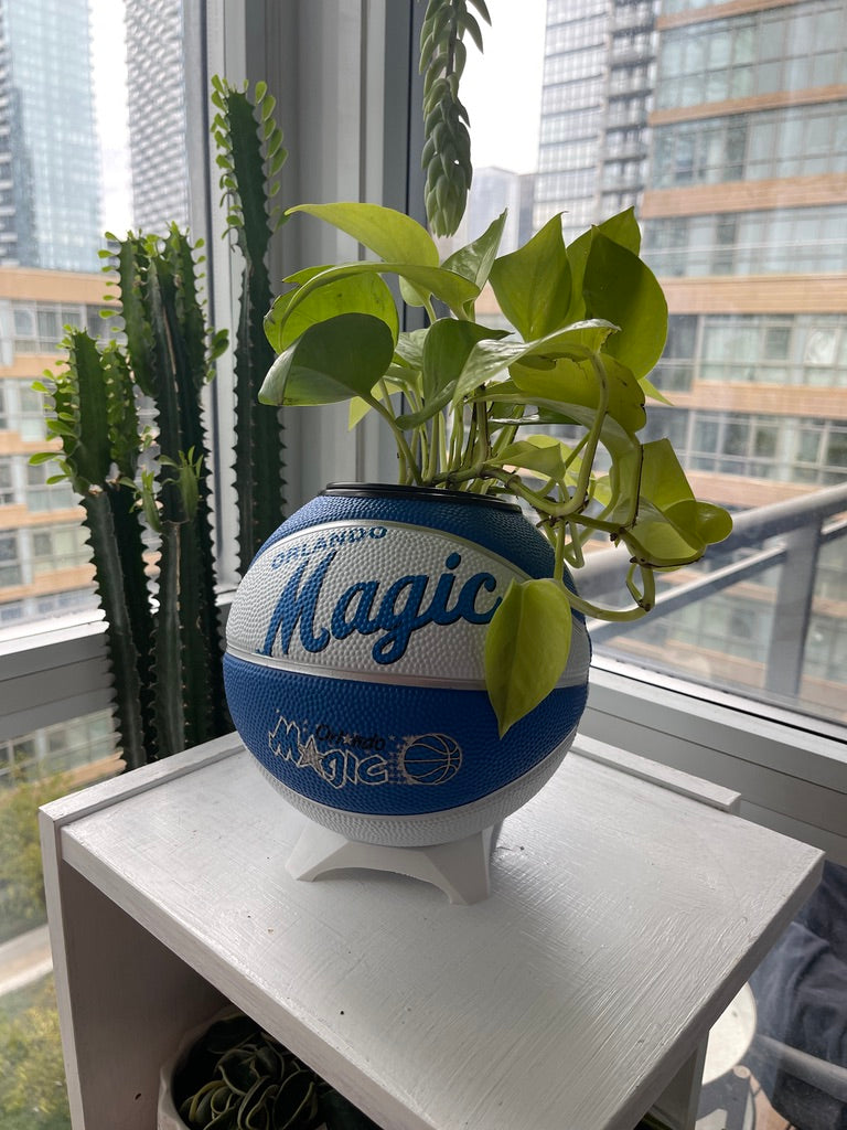 Mini Basketball Planter (Orlando Magic)