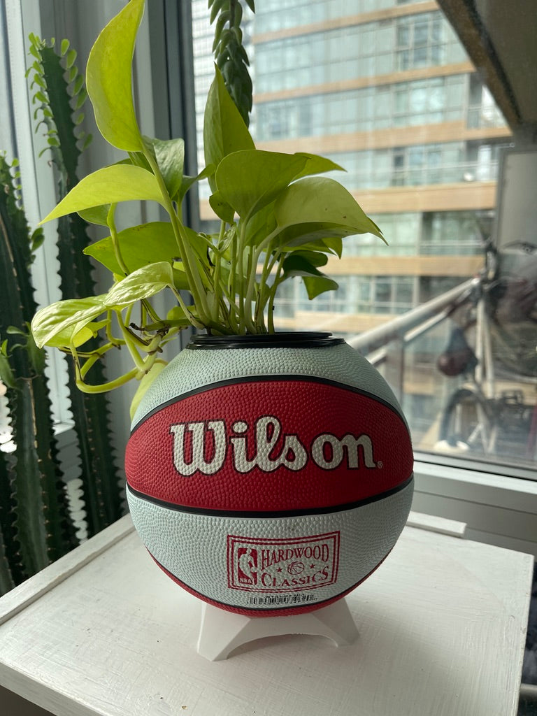 Mini Basketball Planter (Miami Heat)