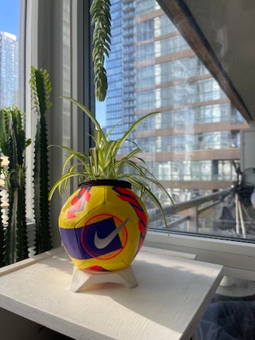 Nike Mini Soccer Ball Planter (Yellow Pitch)