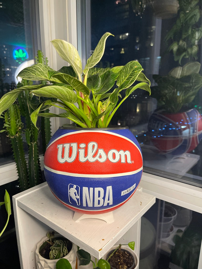 Large Basketball Planter (Los Angeles Clippers)