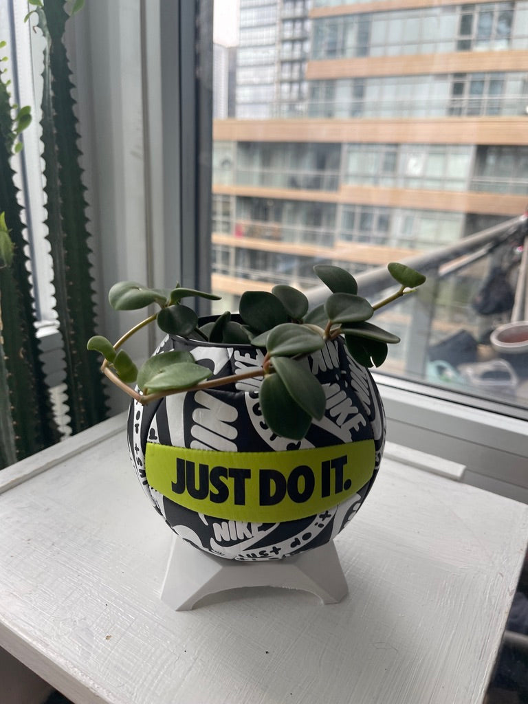 Nike Mini Volleyball Planter (Green Volt)