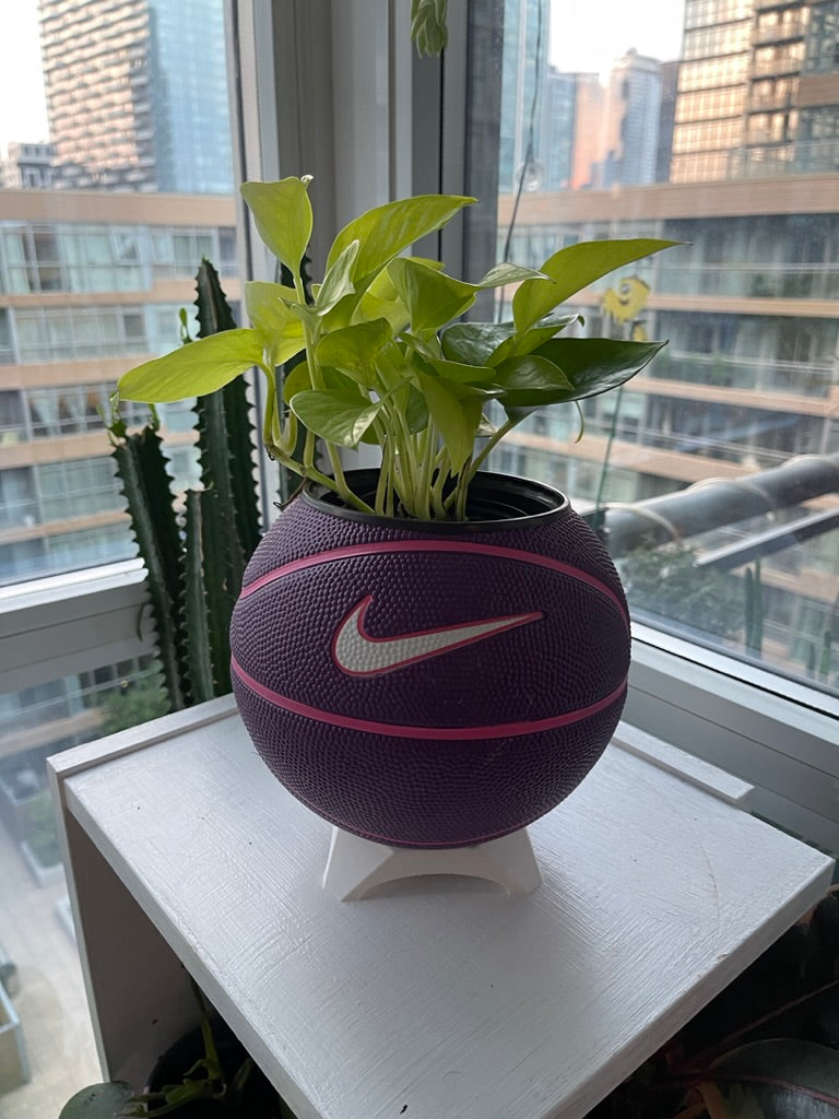 Nike Mini Basketball Planter (Grape)