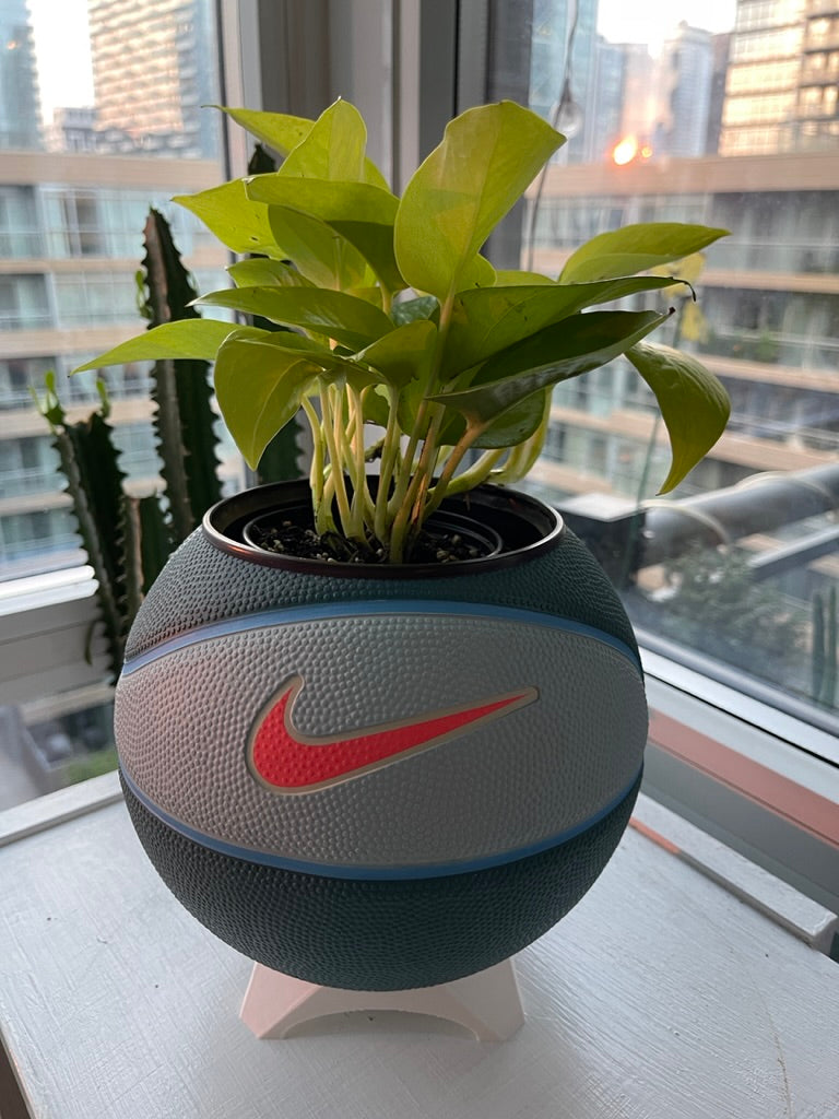 Nike Mini Basketball Planter (Hot Punch)