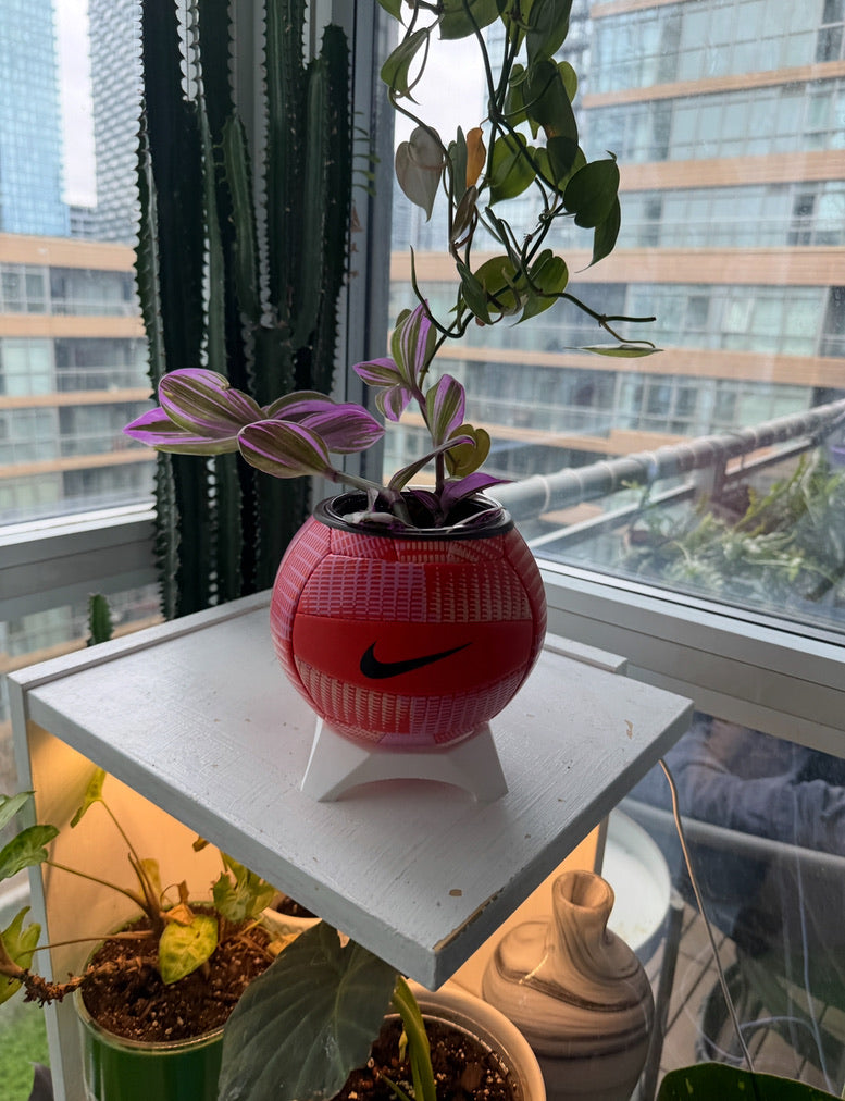 Nike Mini Volleyball Planter (Apricot)