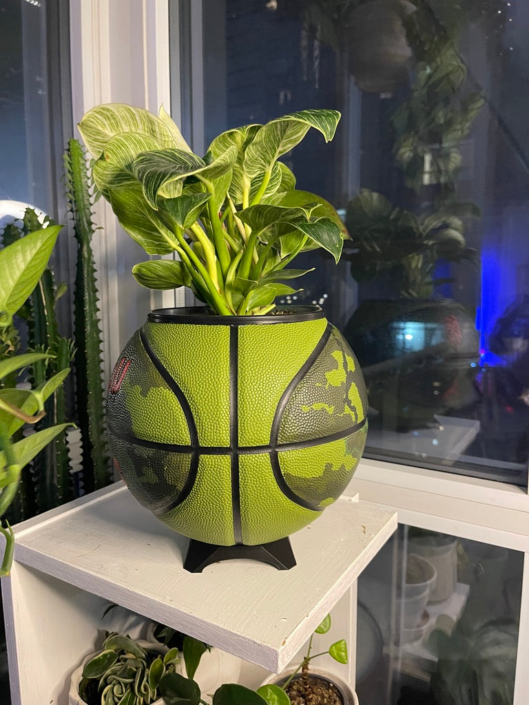 Nike Jordan Large Basketball Planter (Bayou Boys)