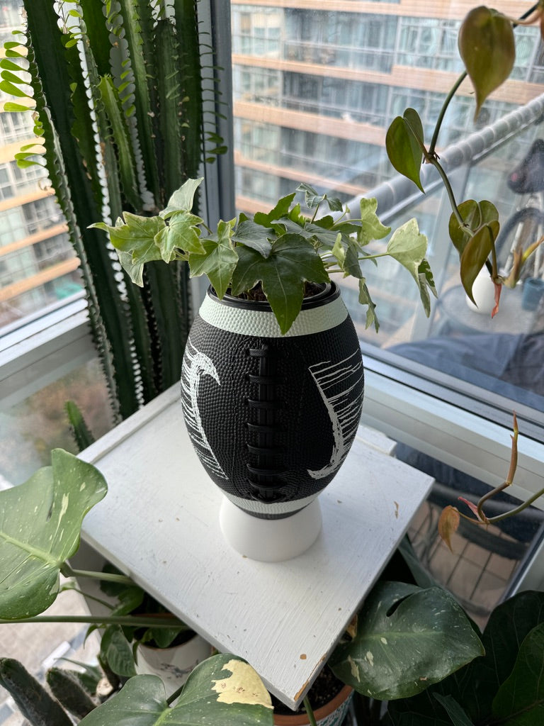 Nike Large Football Planter (White & Black)