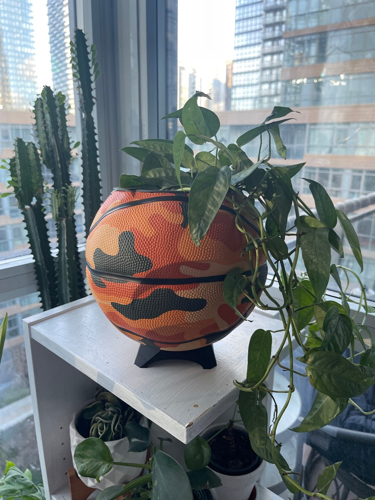 Large Basketball Planter (Chance - Camo)