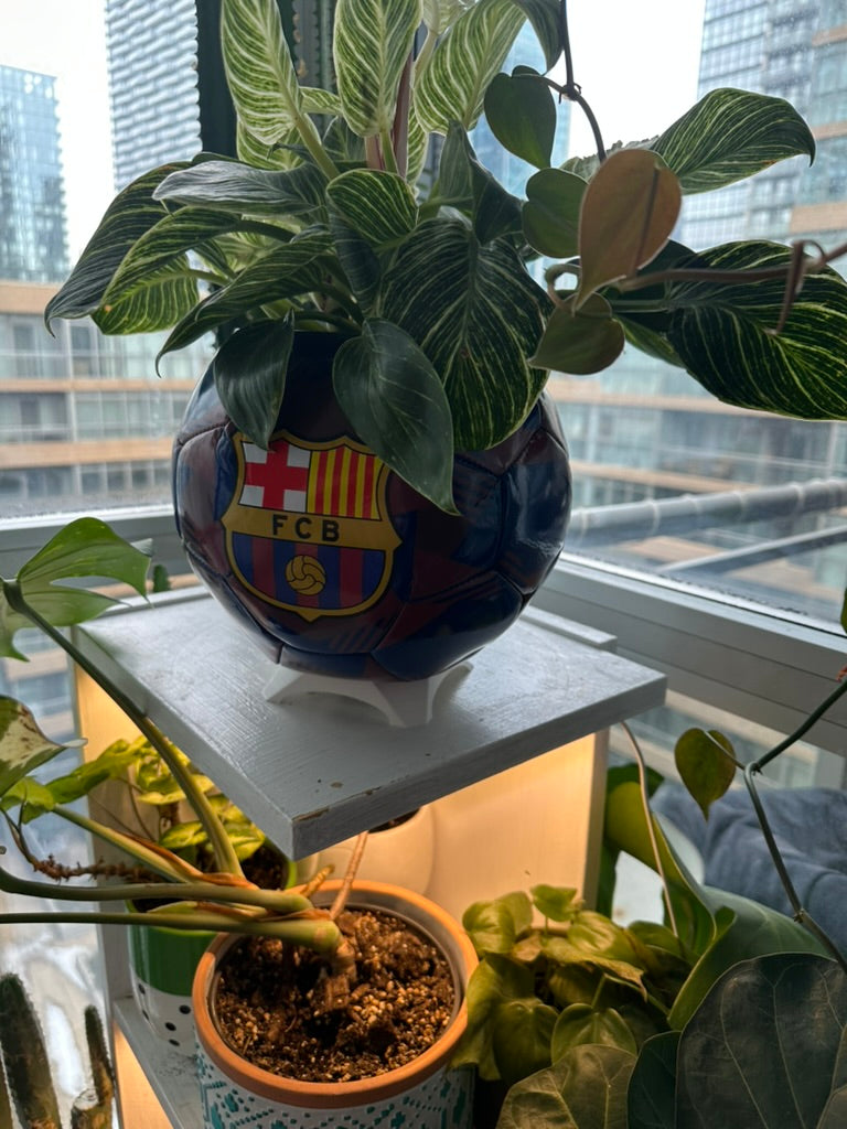 Large Soccer Ball Planter (FC Barcelona OG)