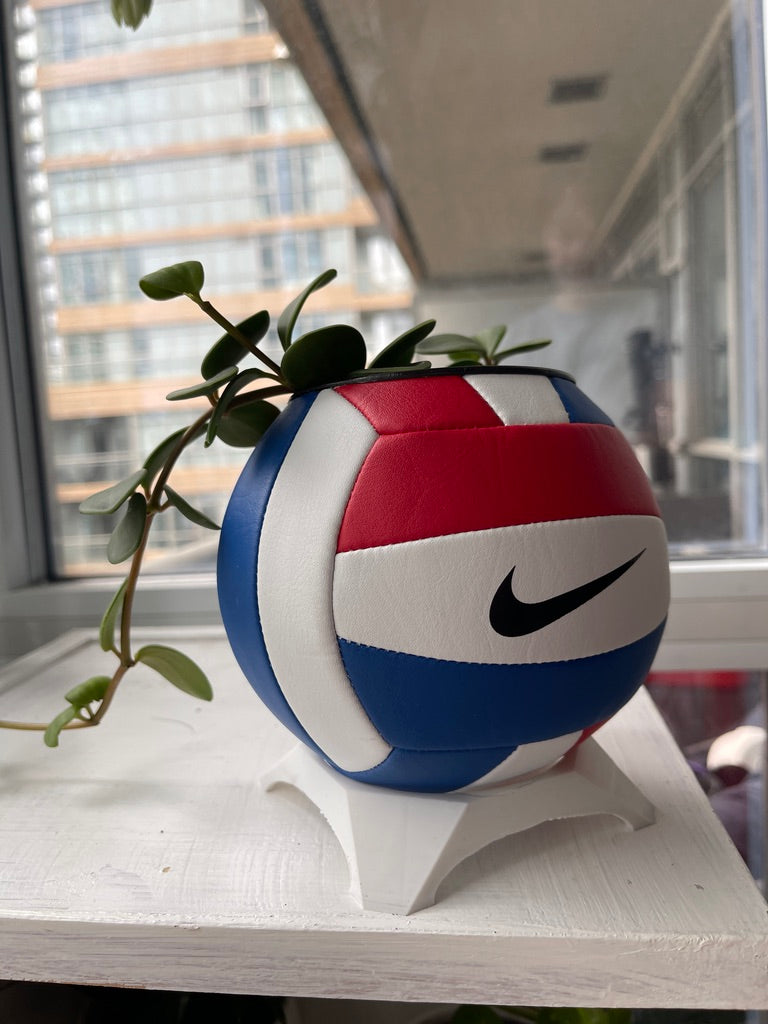 Nike Mini Volleyball Planter (Red, White & Blue)
