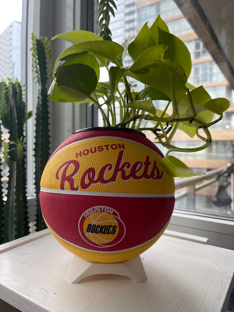 Mini Basketball Planter (Houston Rockets)