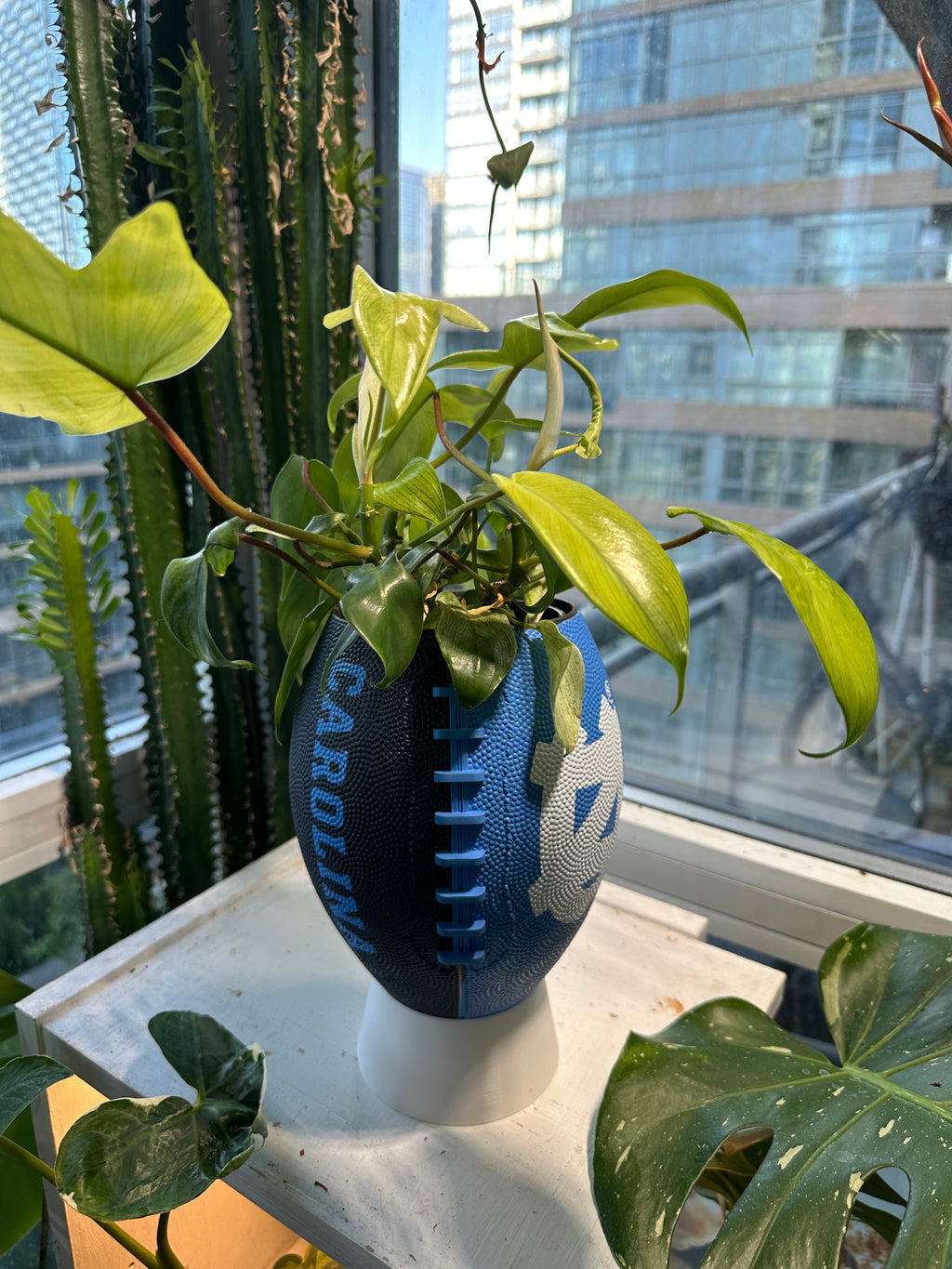 Large Football Planter (UNC)