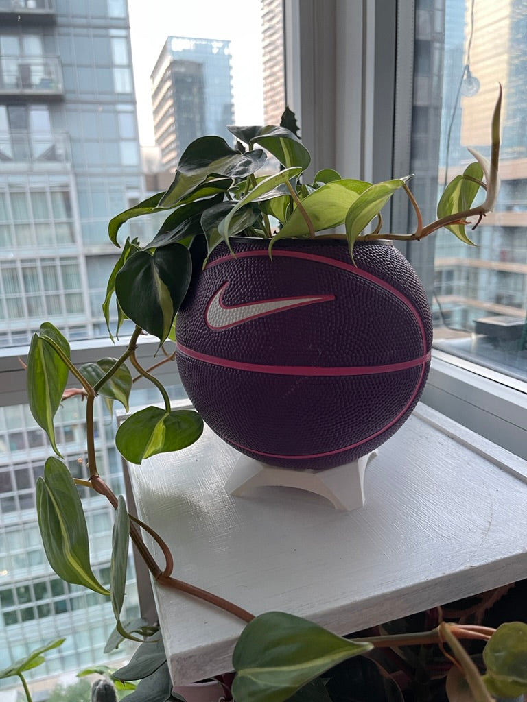 Nike Mini Basketball Planter (Grape)