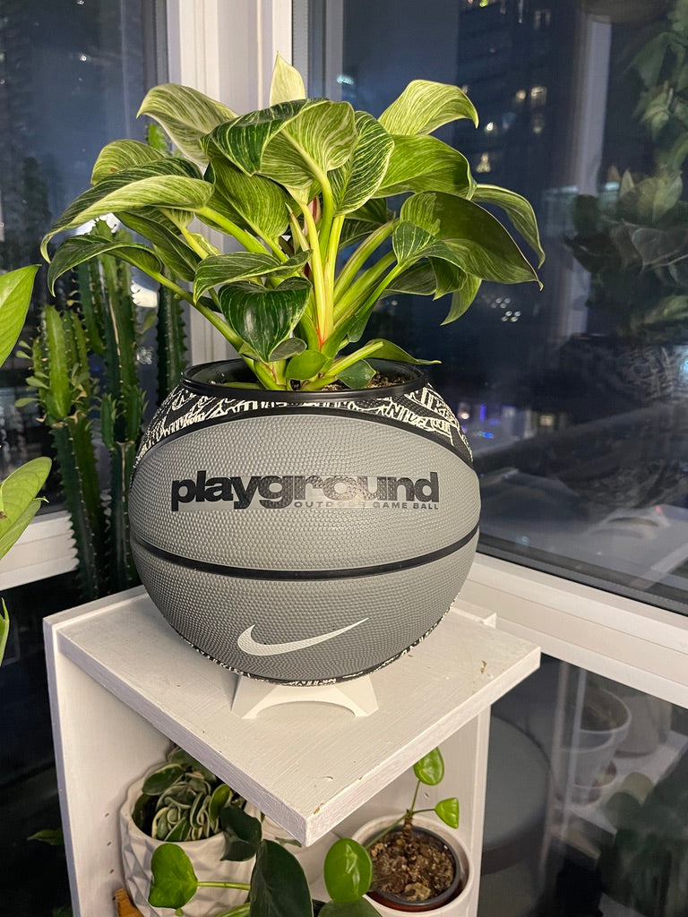 Nike Large Basketball Planter (Black & Grey)