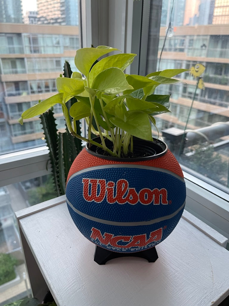Mini Basketball Planter (NCAA Orange)