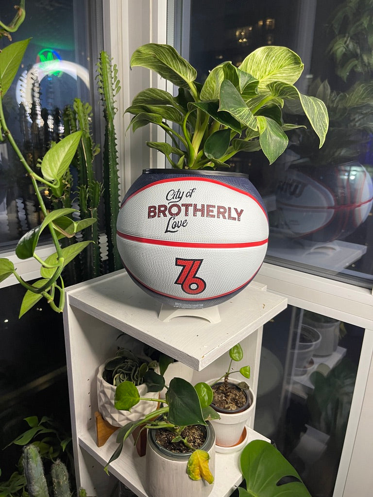 Large Basketball Planter (Philadelphia 76ers)