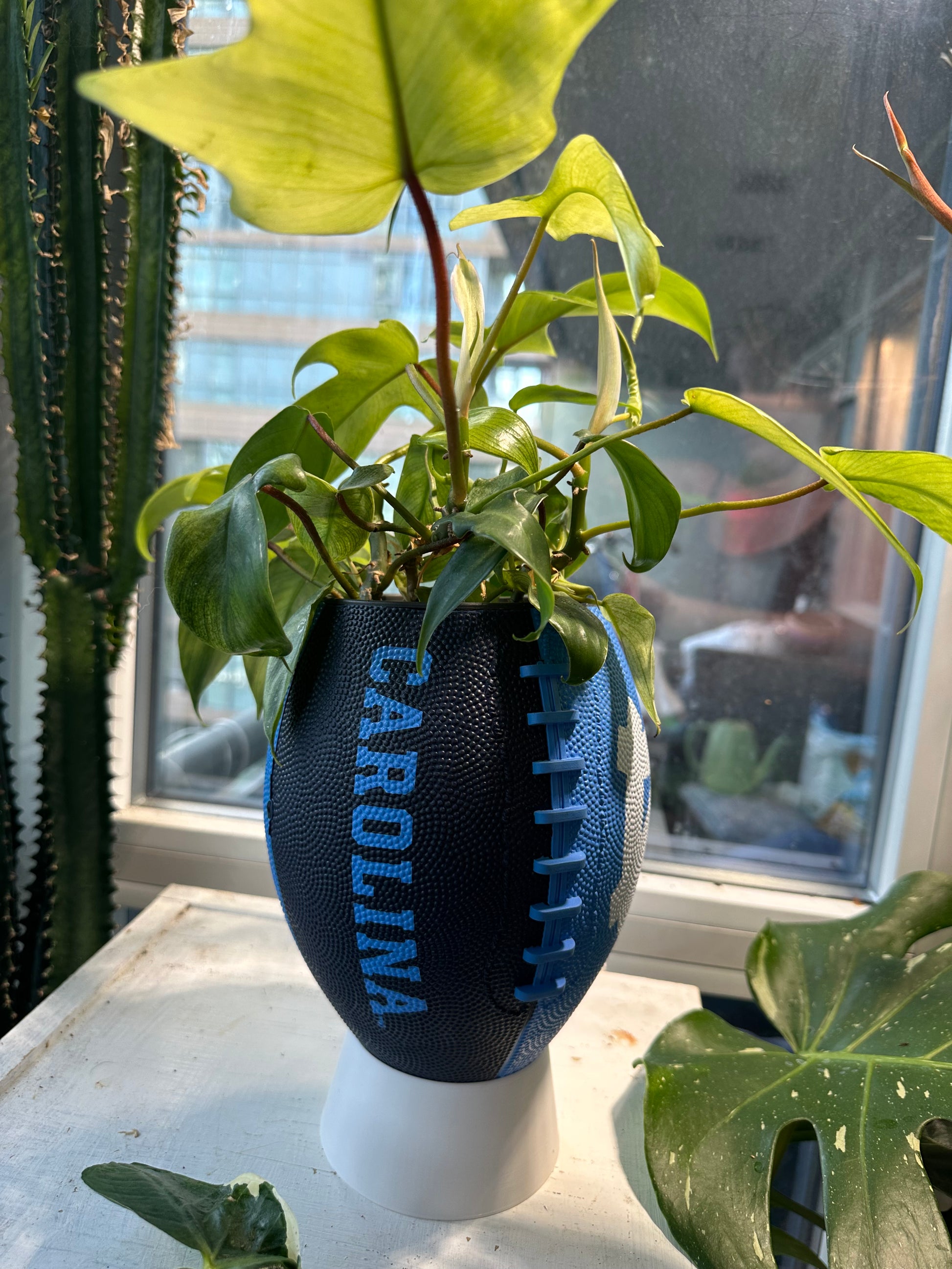 Large Football Planter (UNC)