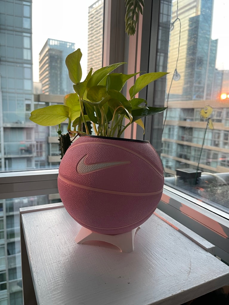Nike Mini Basketball Planter (Strawberry Milk)