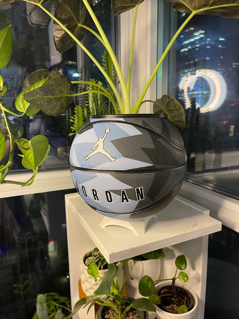 Nike Jordan Large Basketball Planter (Geometric Blue)