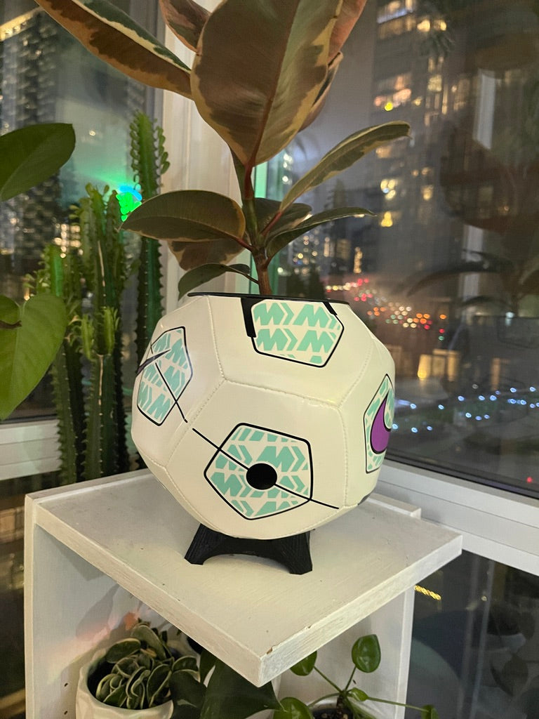 Nike Large Soccer Ball Planter (Purple Pitch)