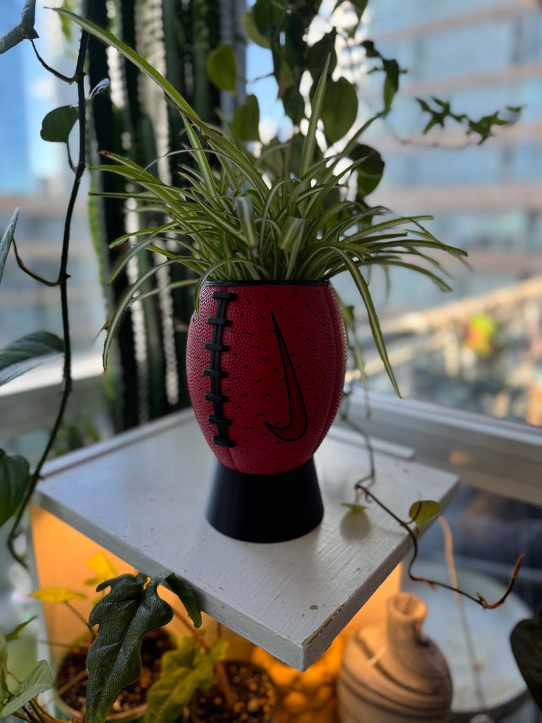 Nike Mini Football Planter (Red)