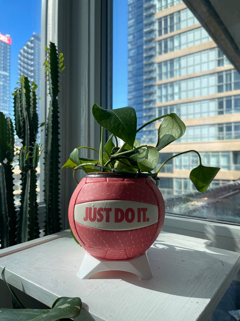 Nike Mini Volleyball Planter (Just Peachy)