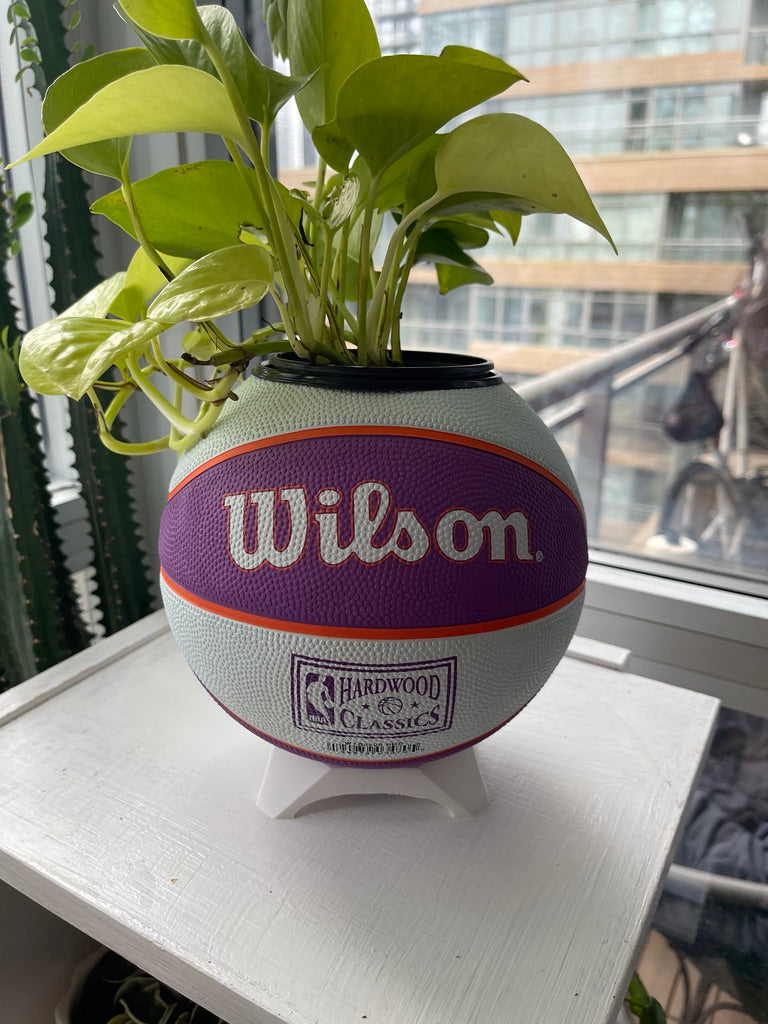 Mini Basketball Planter (Phoenix Suns)