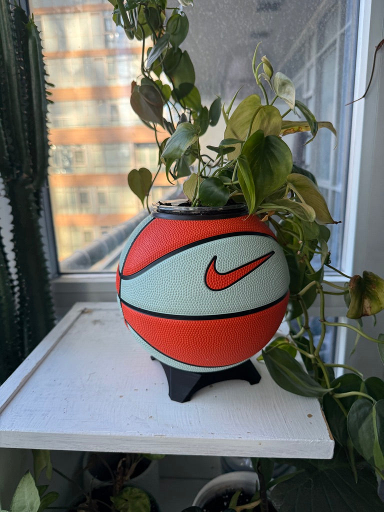 Nike Mini Basketball Planter (Teal Splash)