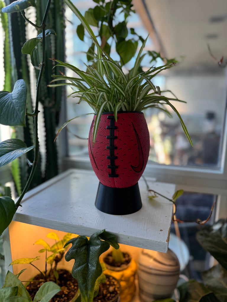 Nike Mini Football Planter (Red)