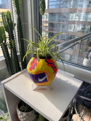 Nike Mini Soccer Ball Planter (Yellow Pitch)