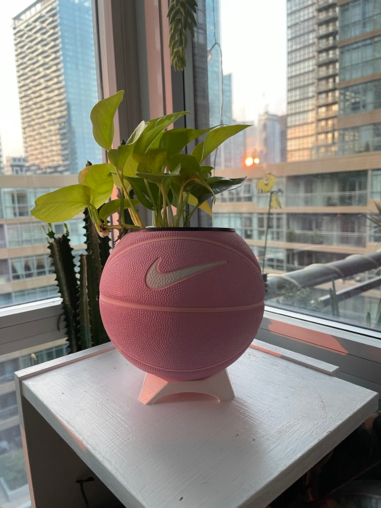 Nike Mini Basketball Planter (Strawberry Milk)