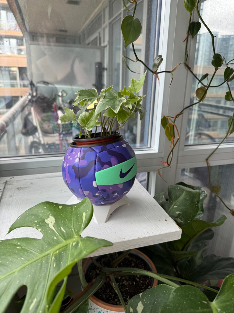Nike Mini Volleyball Planter (Purple Obsession)