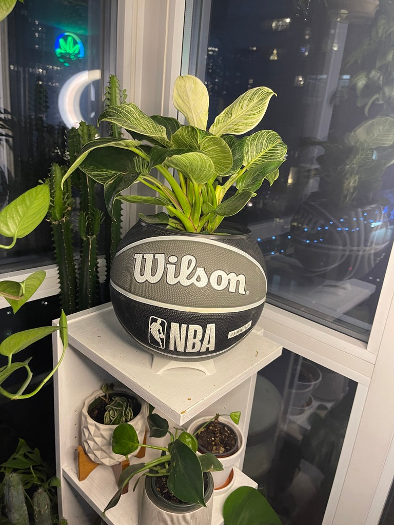 Large Basketball Planter (Brooklyn Nets)