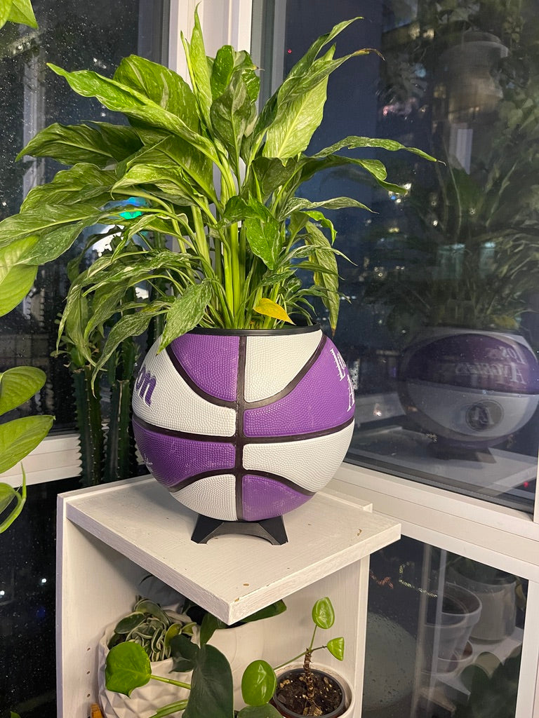Large Basketball Planter (Los Angeles Lakers Mono)