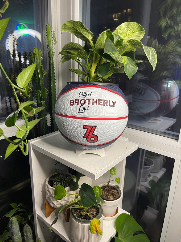 Large Basketball Planter (Philadelphia 76ers)