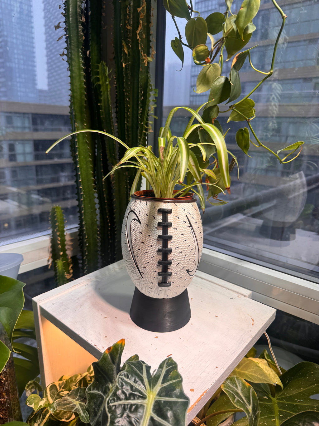 Nike Mini Football Planter (Paper White)