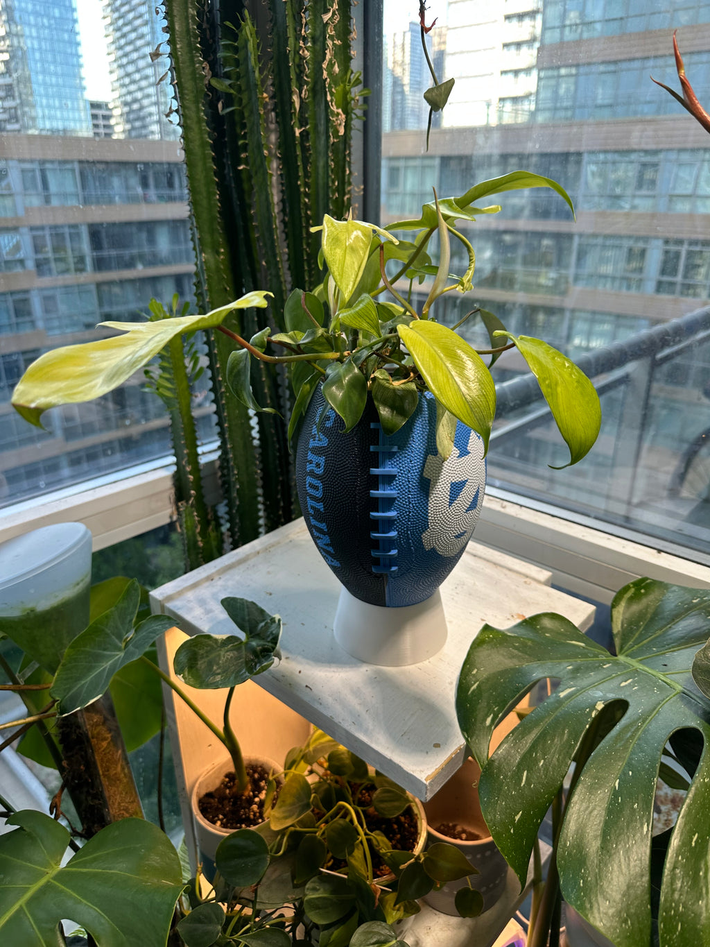 Large Football Planter (UNC)